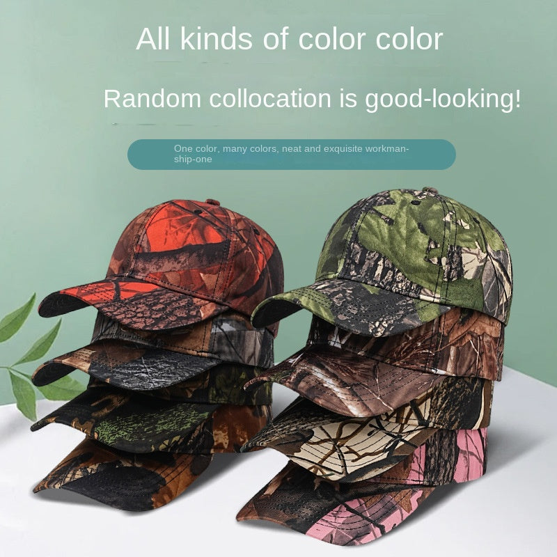 Camouflage Baseball Cap Outdoor Sun Protection Adj. Hat