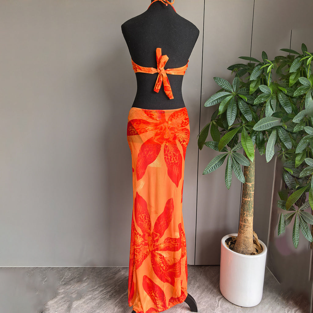 Bikini Printed Separated Women's Swimsuit