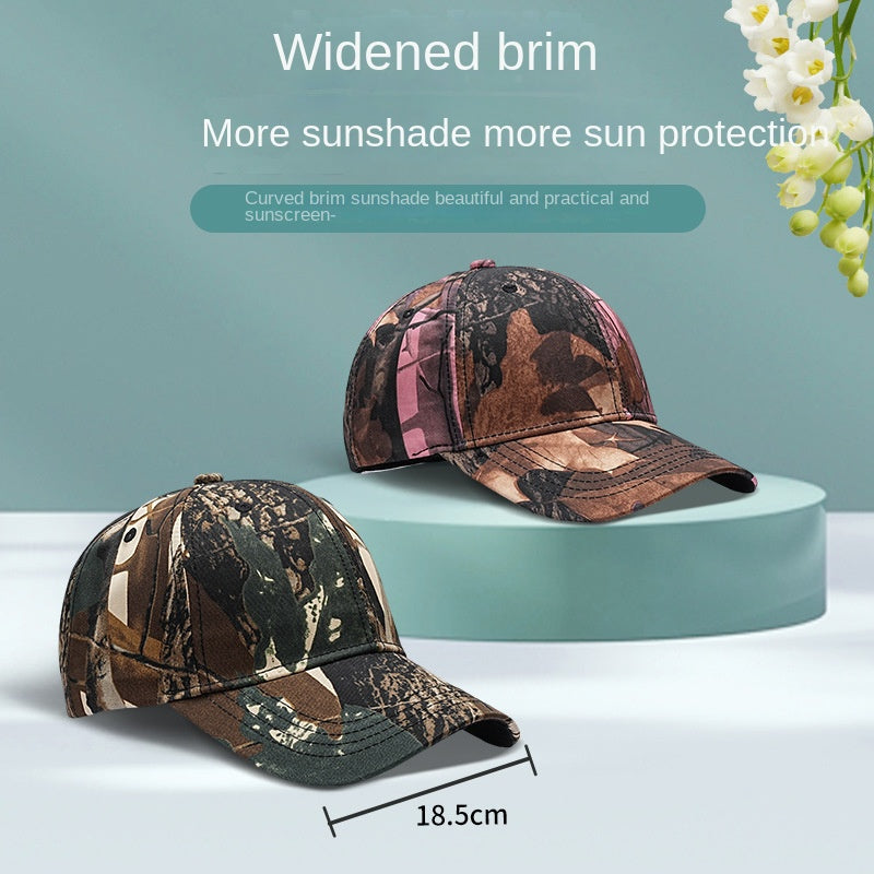 Camouflage Baseball Cap Outdoor Sun Protection Adj. Hat